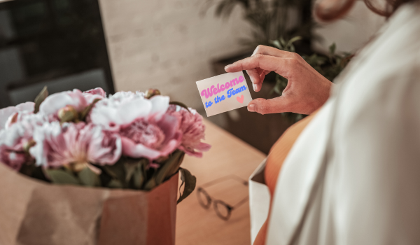 Onboarding Willkommen neue Mitarbeiter